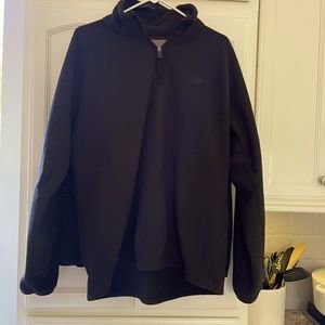 Fleeced lined pull over jacket